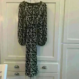 Women’s Nordstrom‘s HALOGENbrand, black‎ and white dress plus size 1X.
